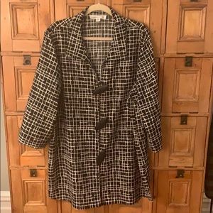 Black and white big shirt